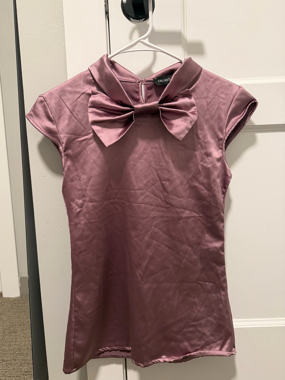 Satin Bow Top